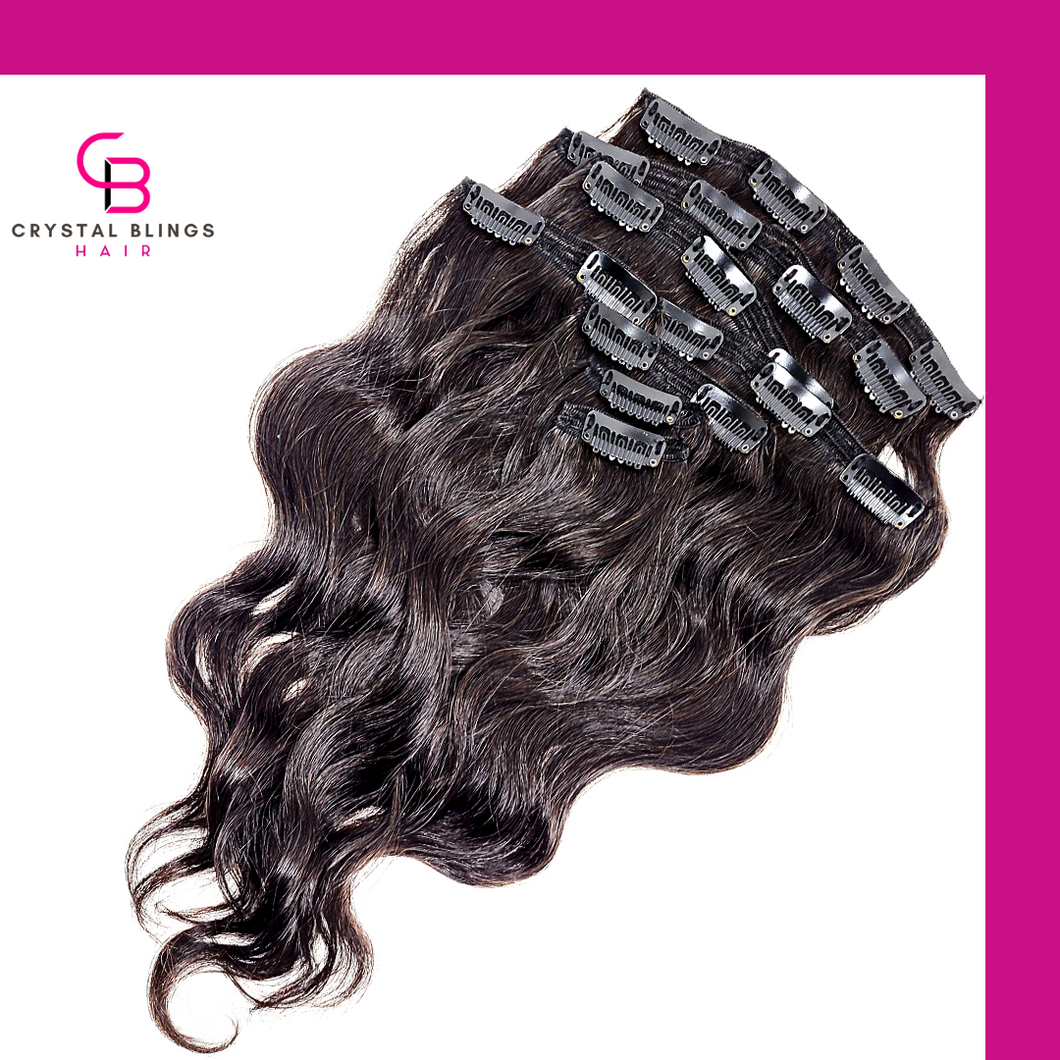 Blings Clip Ins: Body Wave